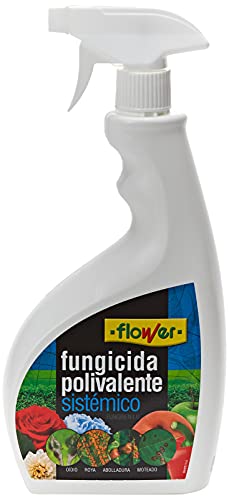 Flower - Fungicida Polivalente Listo Uso 750 ml, Control Preventivo y Curativo de Enfermedades en Plantas Ornamentales, Botella con Pulverizador