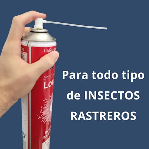 Remi Hogar Laca Stop Insectos Rastreros 750 ml con cánula | Insecticida de Uso doméstico de acción inmediata contra cucarachas, Hormigas, arañas y Otros Insectos Rastreros (1)
