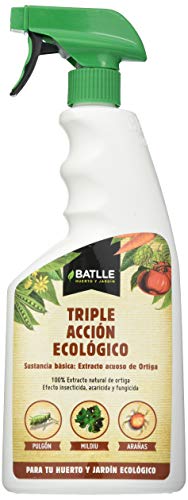 Semillas Batlle - Espray triple acciÃ³n ecolÃ³gico, 400 ml, contra insectos.
