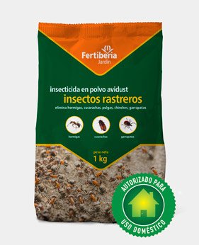 Fertiberia INSECTICIDA Polvo Insectos Rastreros, 1 KG