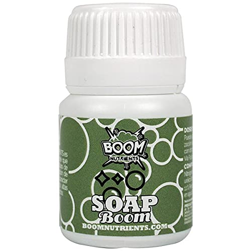 Boom Nutrients | Jabón fosfórico/Limpiador para plantas/Repelente de plagas | Soap Boom (30 ml)