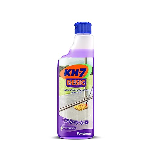 KH-7 Desic Insecticida Fregasuelos, Elimina y Protege tu hogar contra todo tipo de insectos rastreros, Con Aroma Lavanda - Paquete de 2 x 750ml (Total: 1.5 L)