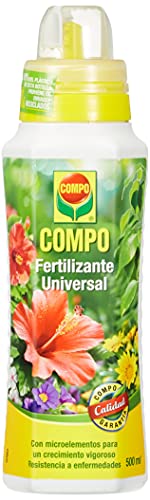 COMPO Fertilizante de calidad para plantas ornamentales de interior o terraza, Fertilizante lÃ­quido universal con extra de magnesio, 500 ml