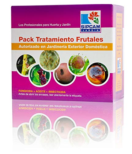 SIPCAM JARDIN Pack Tratamiento frutales (fungicida+Aceite+insecticida)