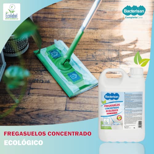 BACTERISAN Krisul Ecol贸gico Fregasuelos Concentrado Y Perfumado, Blanco, 5 l (Paquete de 1)