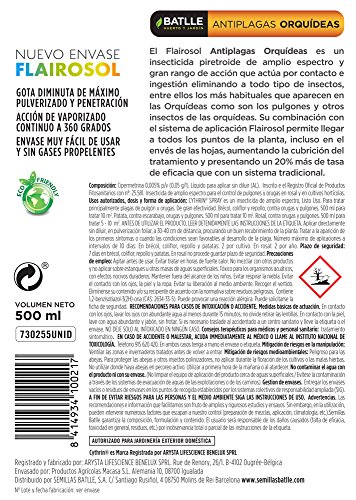 Semillas Batlle Anti Plagas Orquideas 500ml (Flairosol)